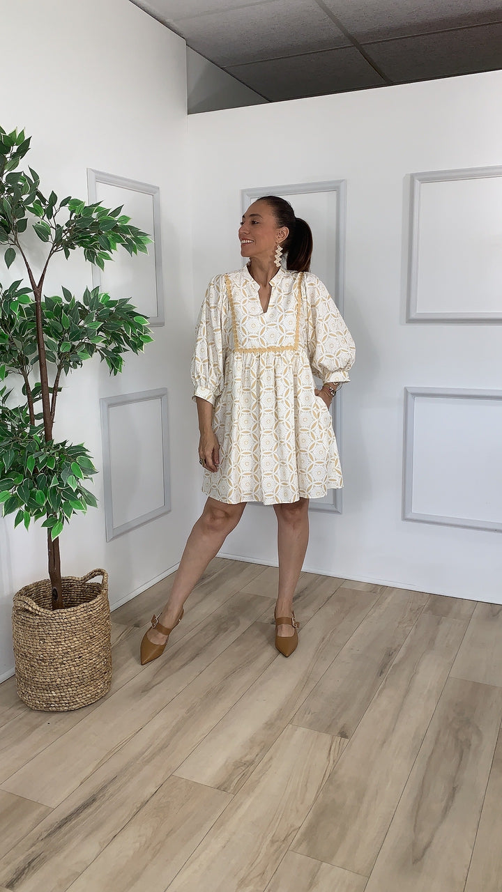 Huellas Mini Dress