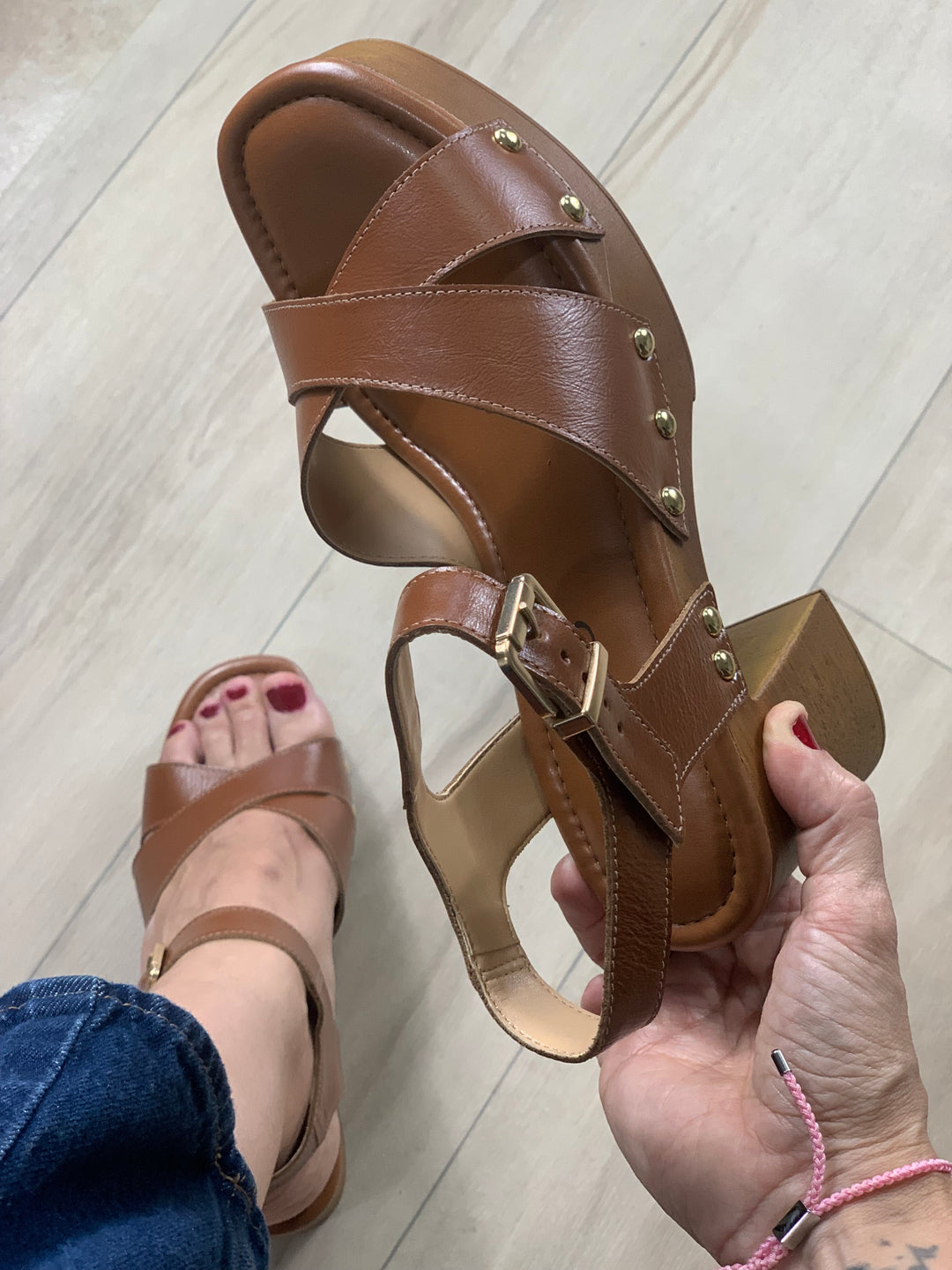 Tchocco Brown Platforms