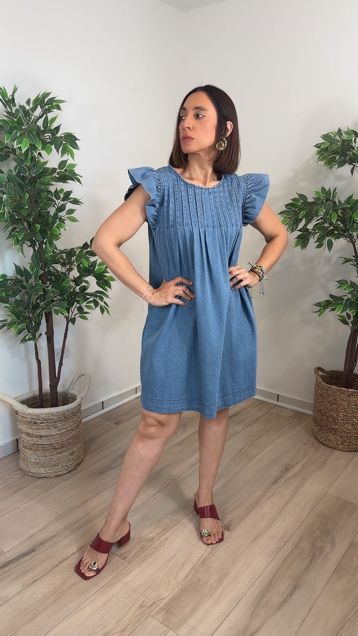 Arco Denim Mini Dress
