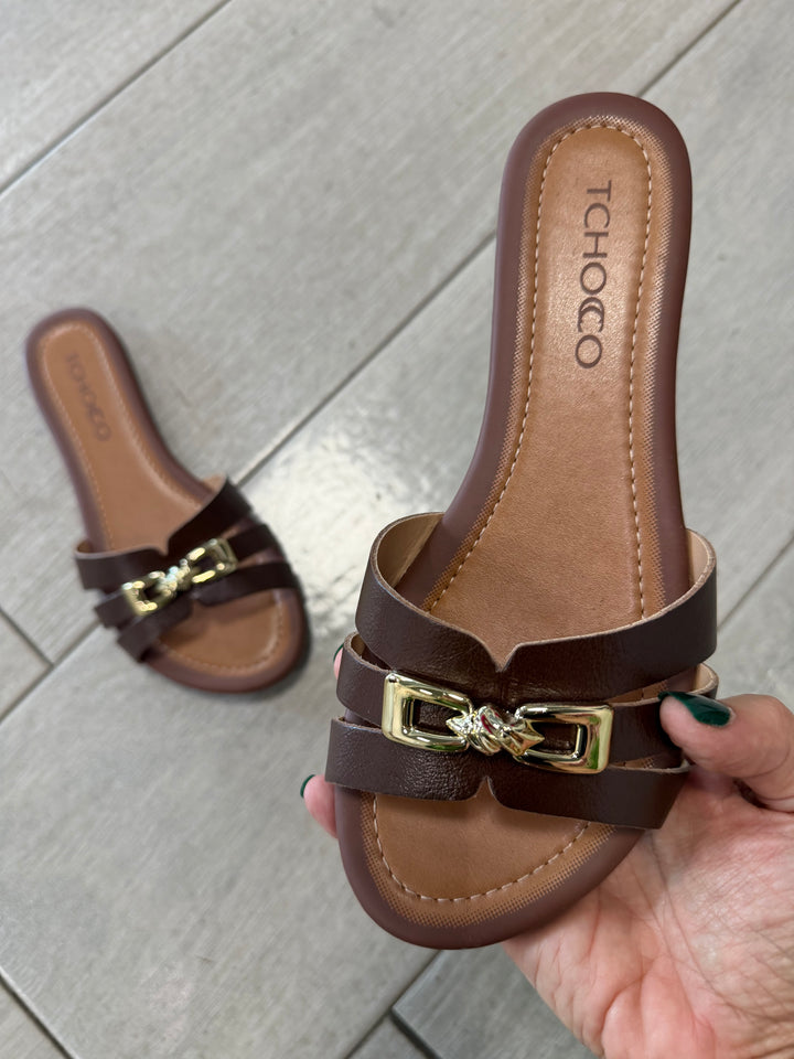 Tchocco Café Sandals