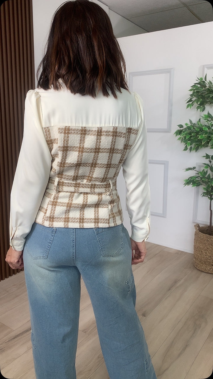Tenaz Latte Contrast Top
