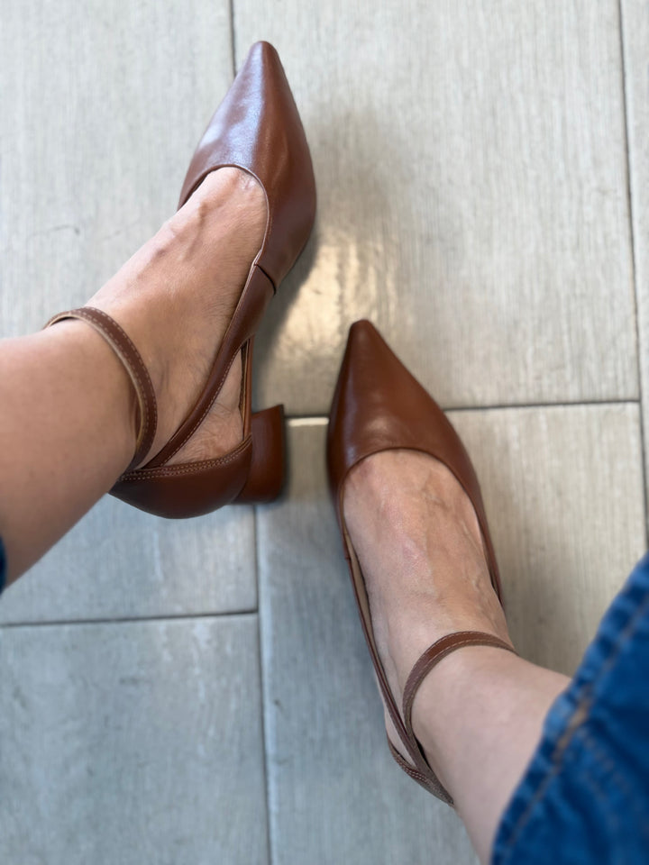 Tchocco Brown Strappy Mary Janes