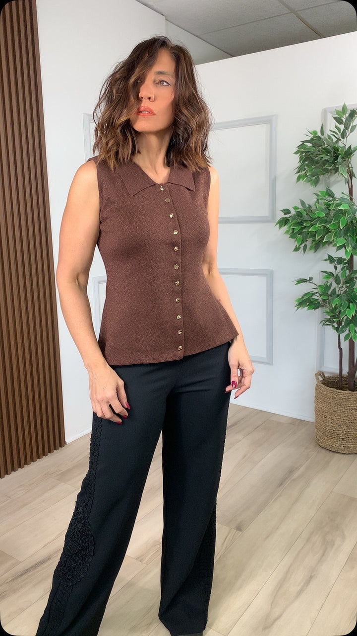 Sembradío Brown Top