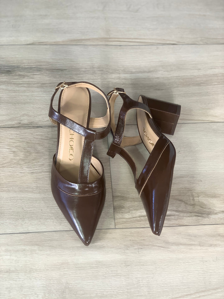 Tchocco Café Block Heels