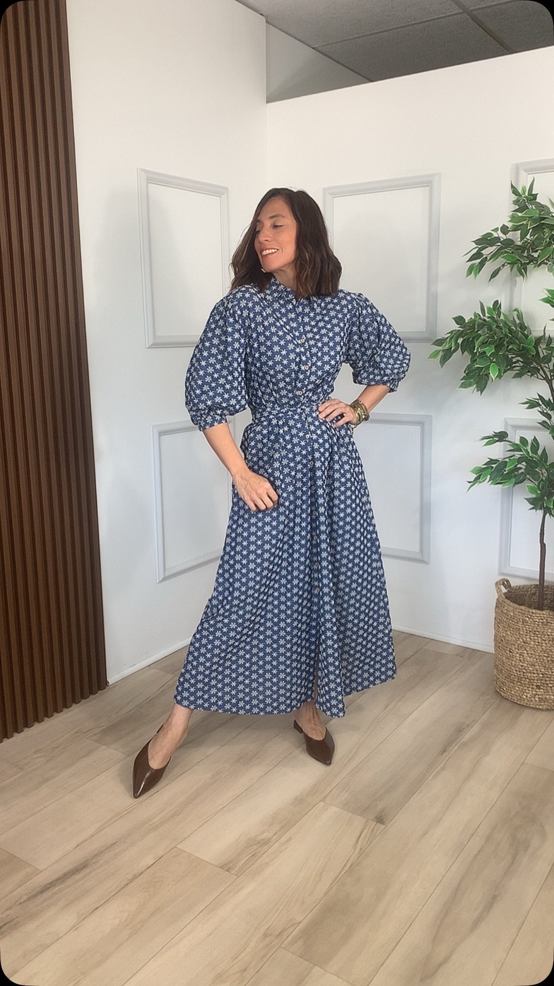 Cántico Nuevo Denim Maxi