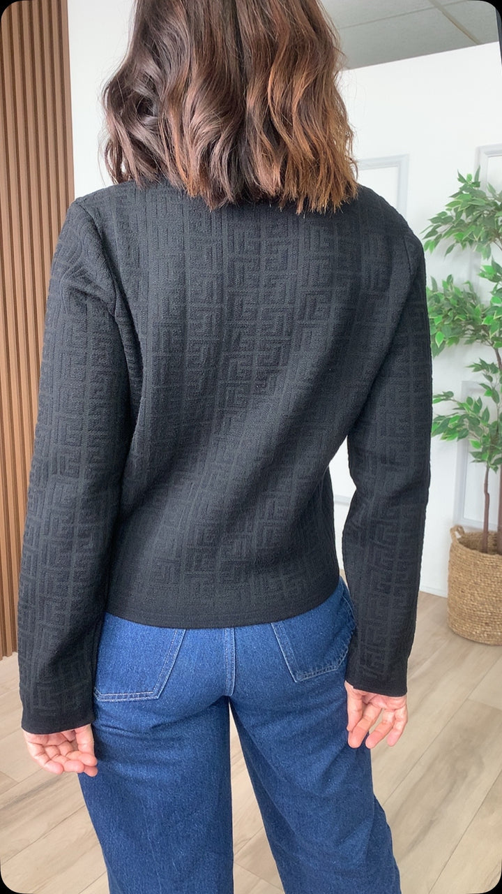 Afán Black Sweater