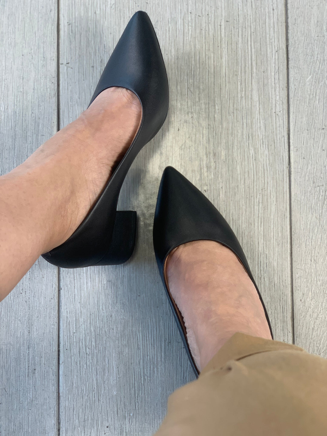 Vizzano Black Square Heels