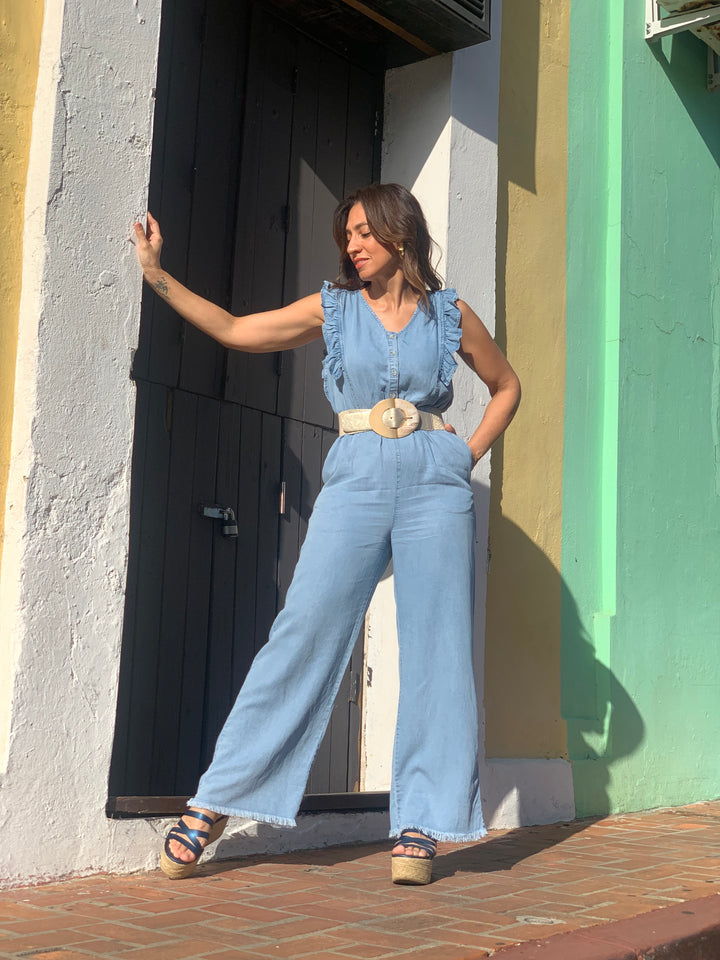 Brío Denim Jumpsuit