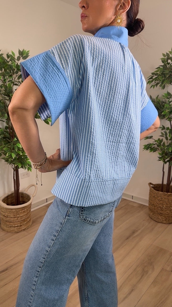 Samaria Blue Top