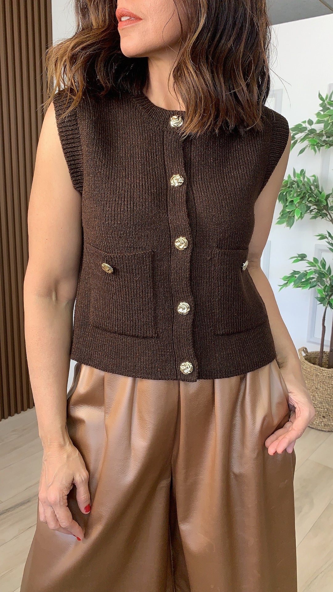 Quietud Mocha Vest