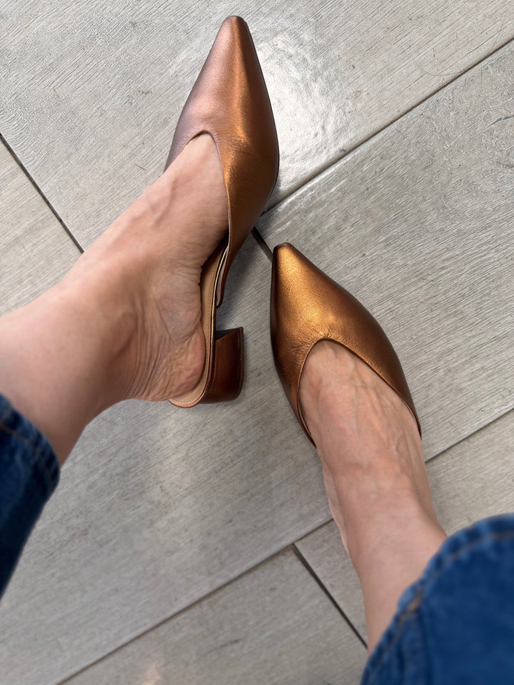 Tchocco Bronze Mules