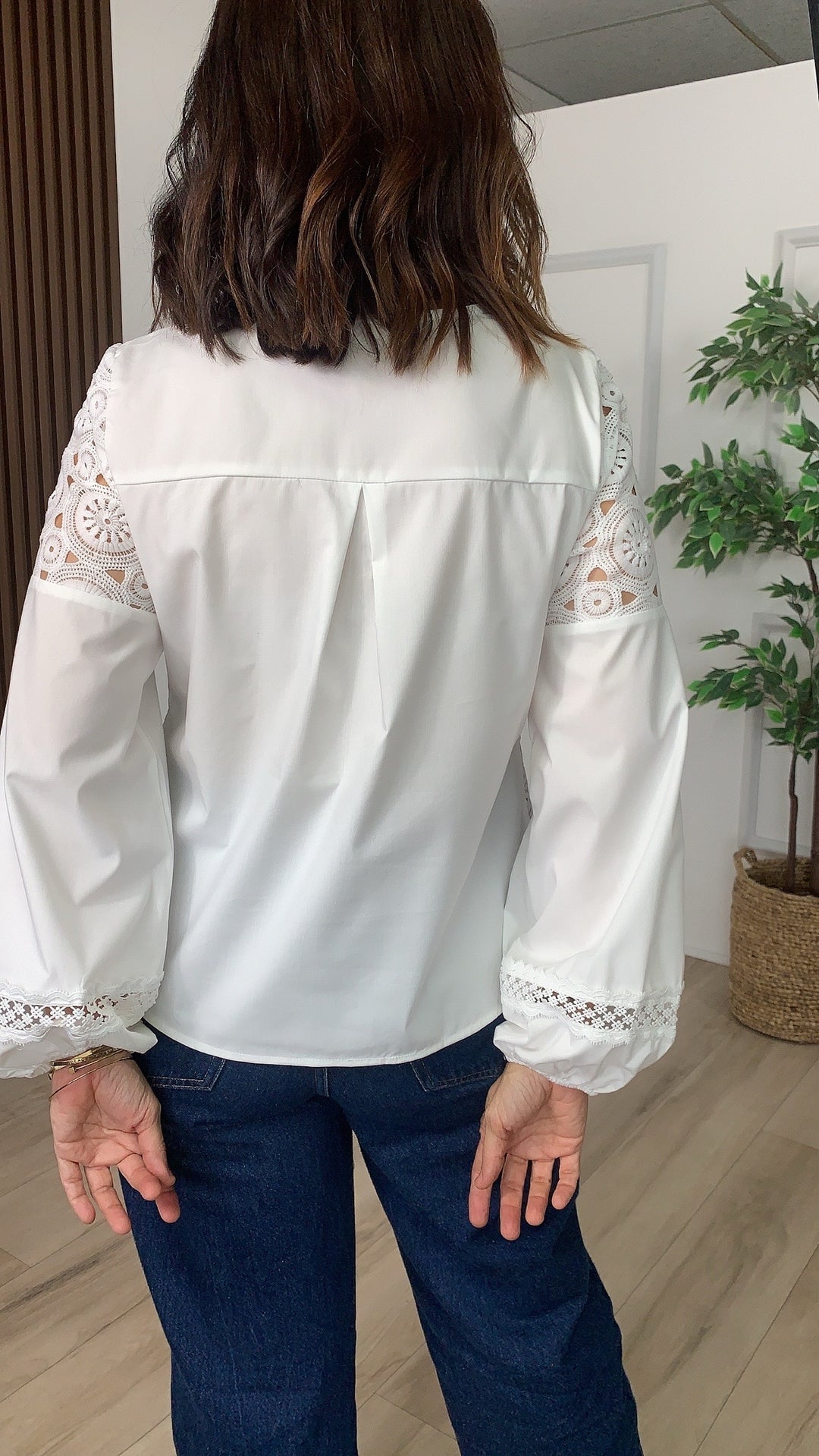 Esfuerzo White Blouse