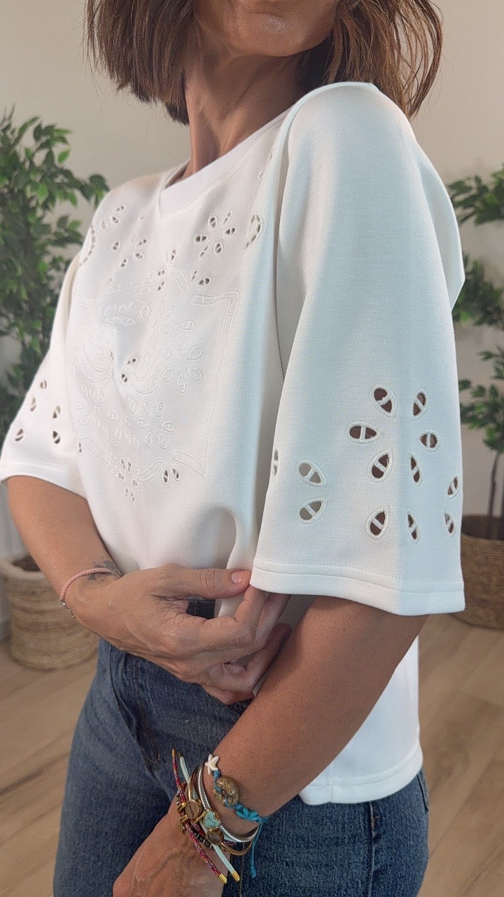 Notable Off White Top