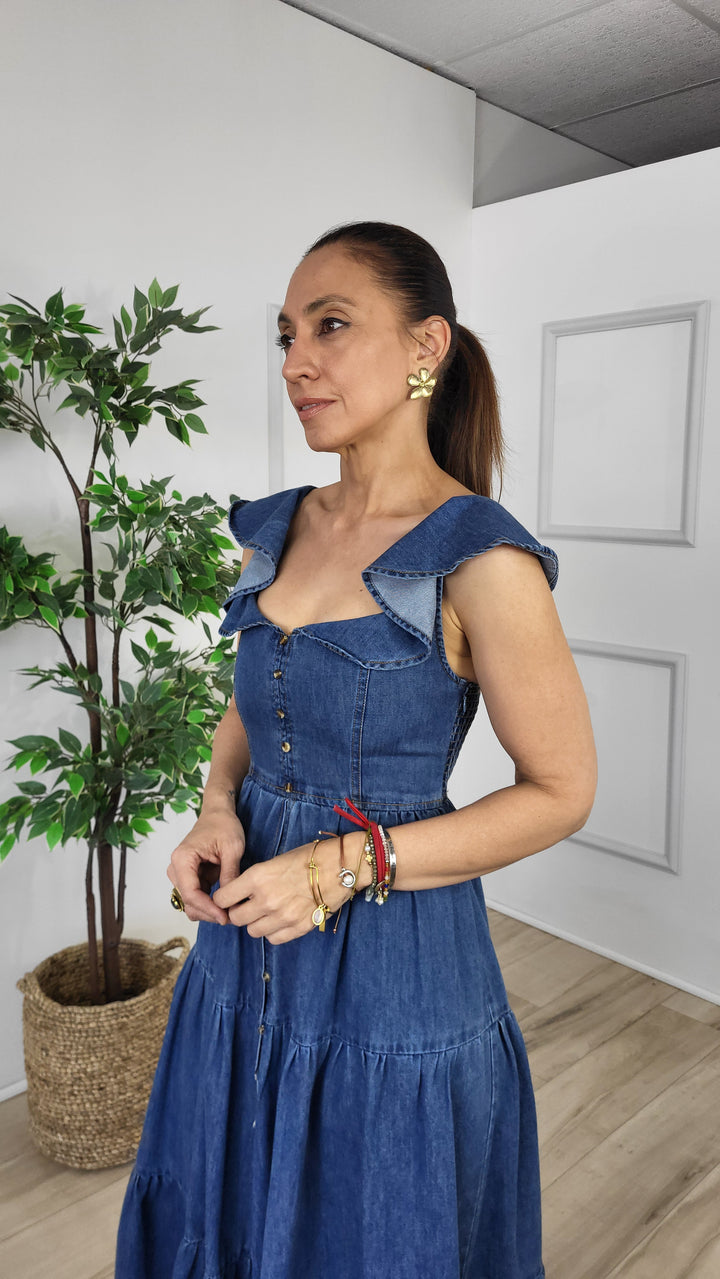 Aire Denim Midi