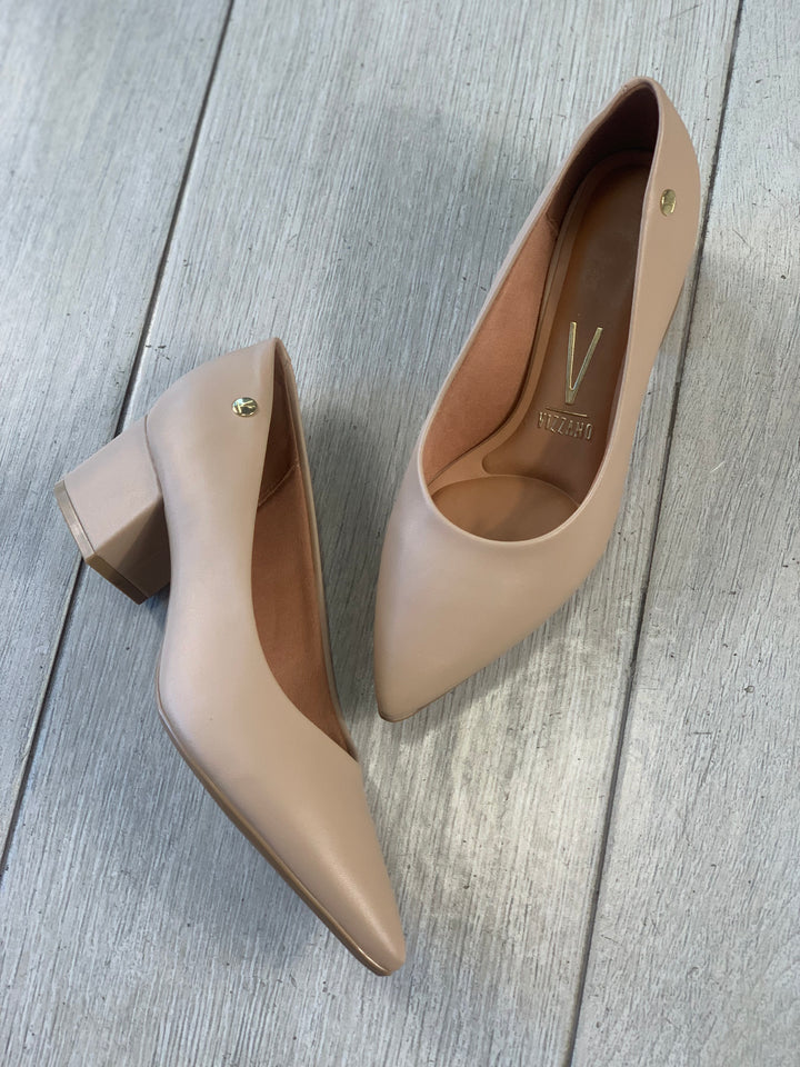 Vizzano Beige Square Heels