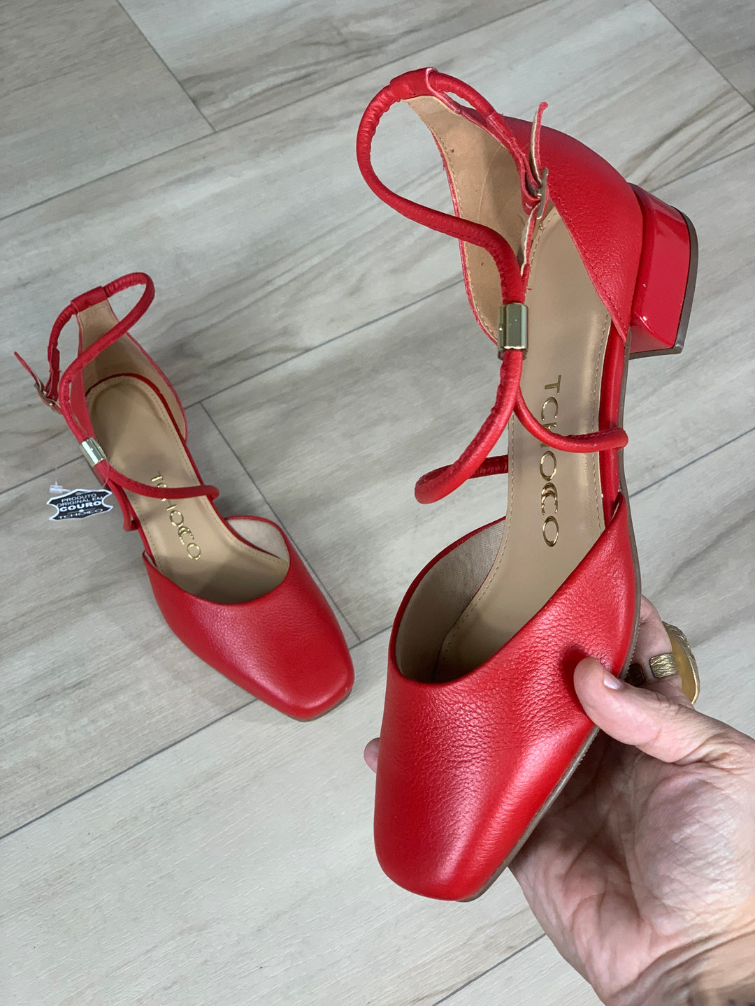 Tchocco Red Fashion Mary Janes