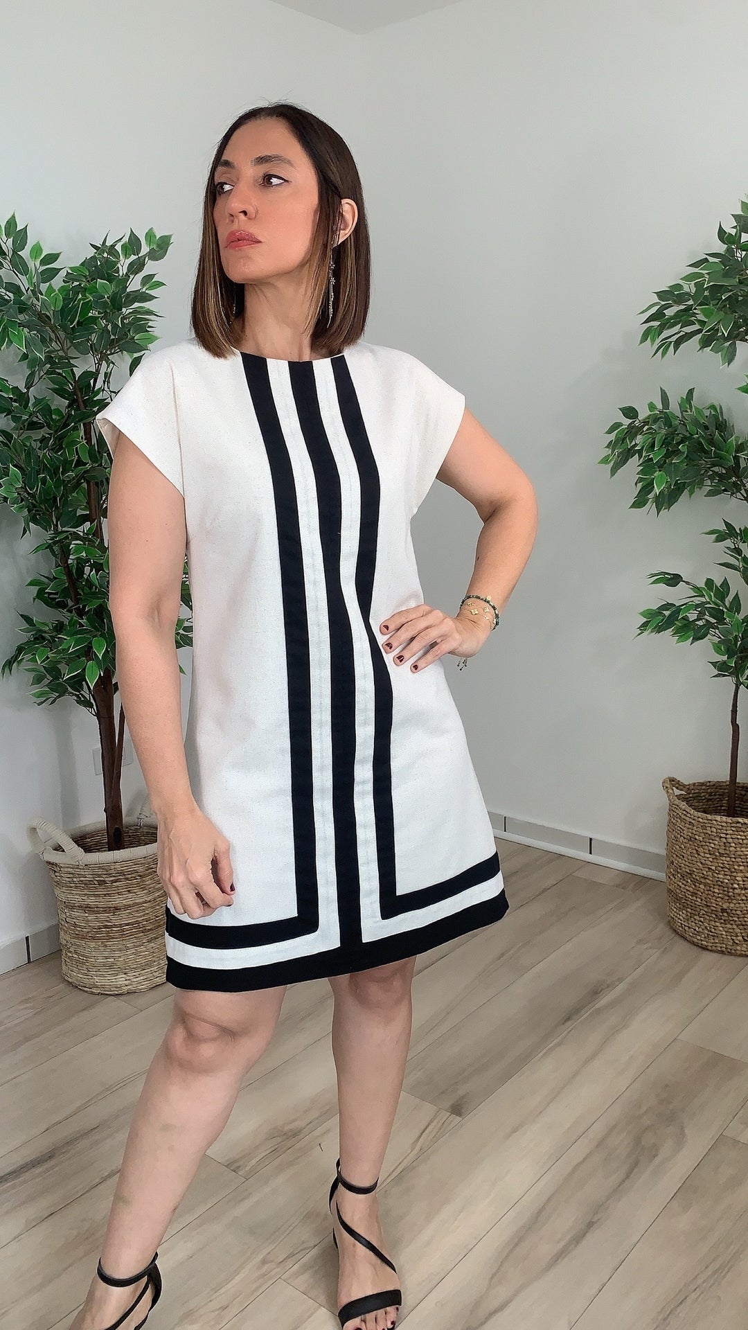 Dádiva Oatmeal Mini Dress