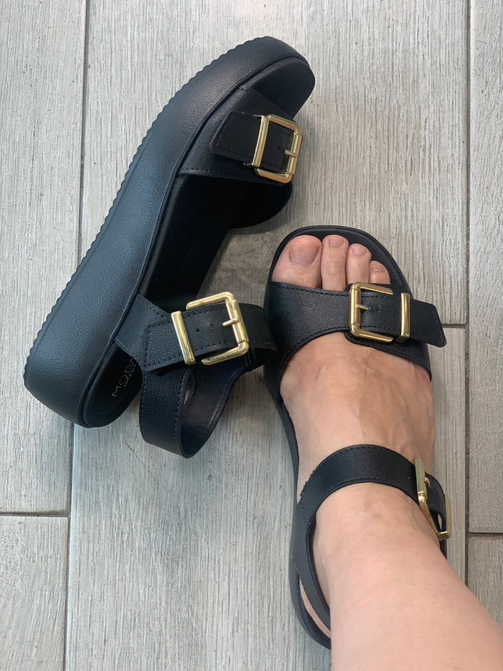 Modare Floather Black Sandals