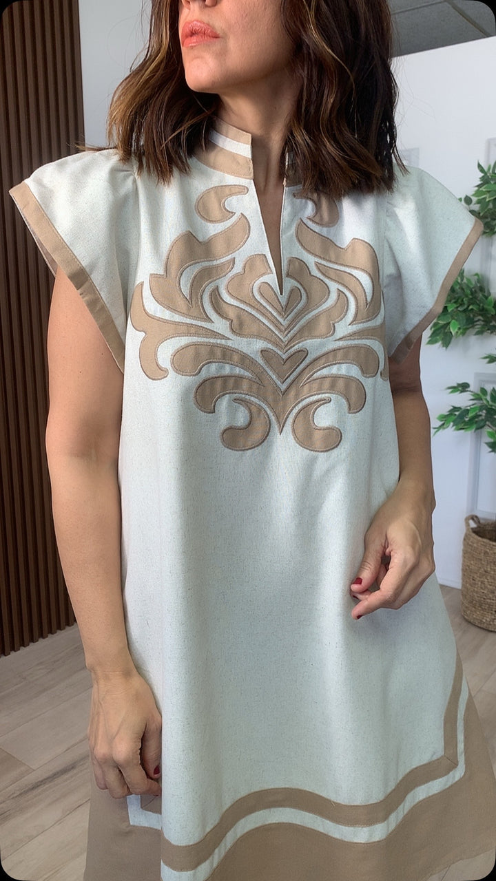 Labranza Oatmeal Mini Dress