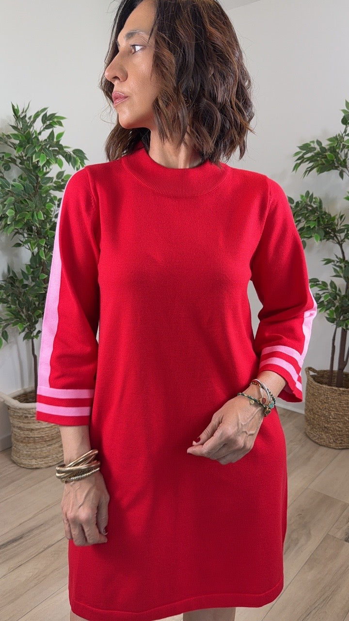 Ímpetu Red Mini Dress