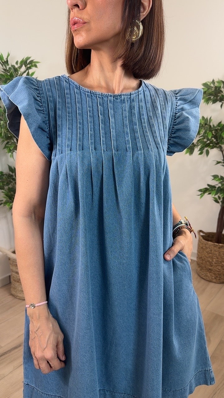 Arco Denim Mini Dress