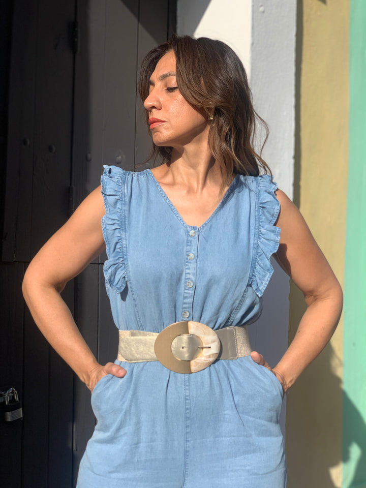 Brío Denim Jumpsuit