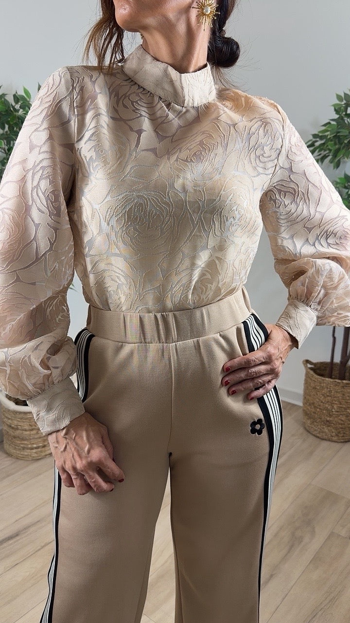 Galilea Taupe Top