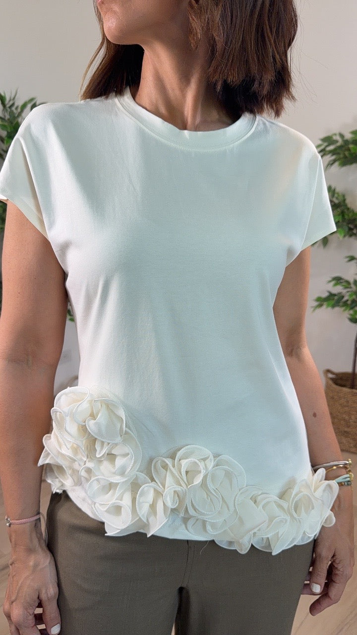 Riqueza Beige Top