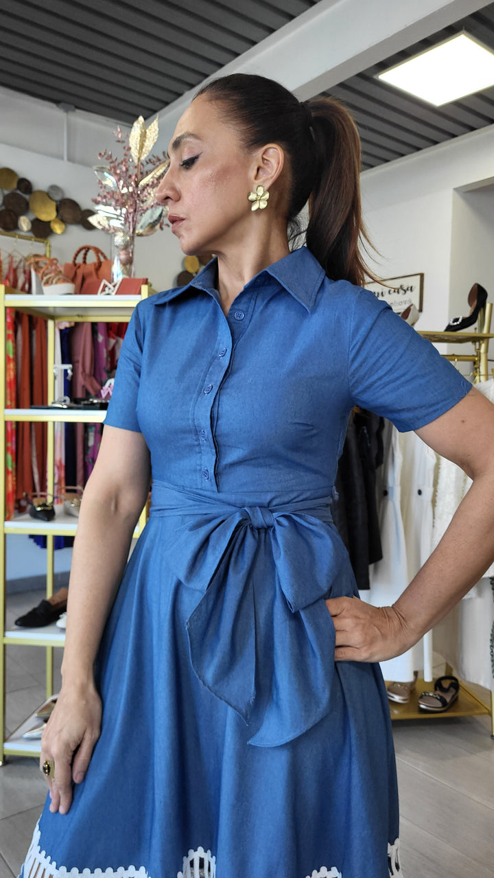 Perpetuo Denim Dress