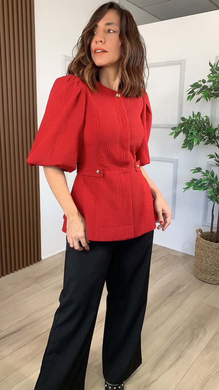 Quietud Burgundy Top