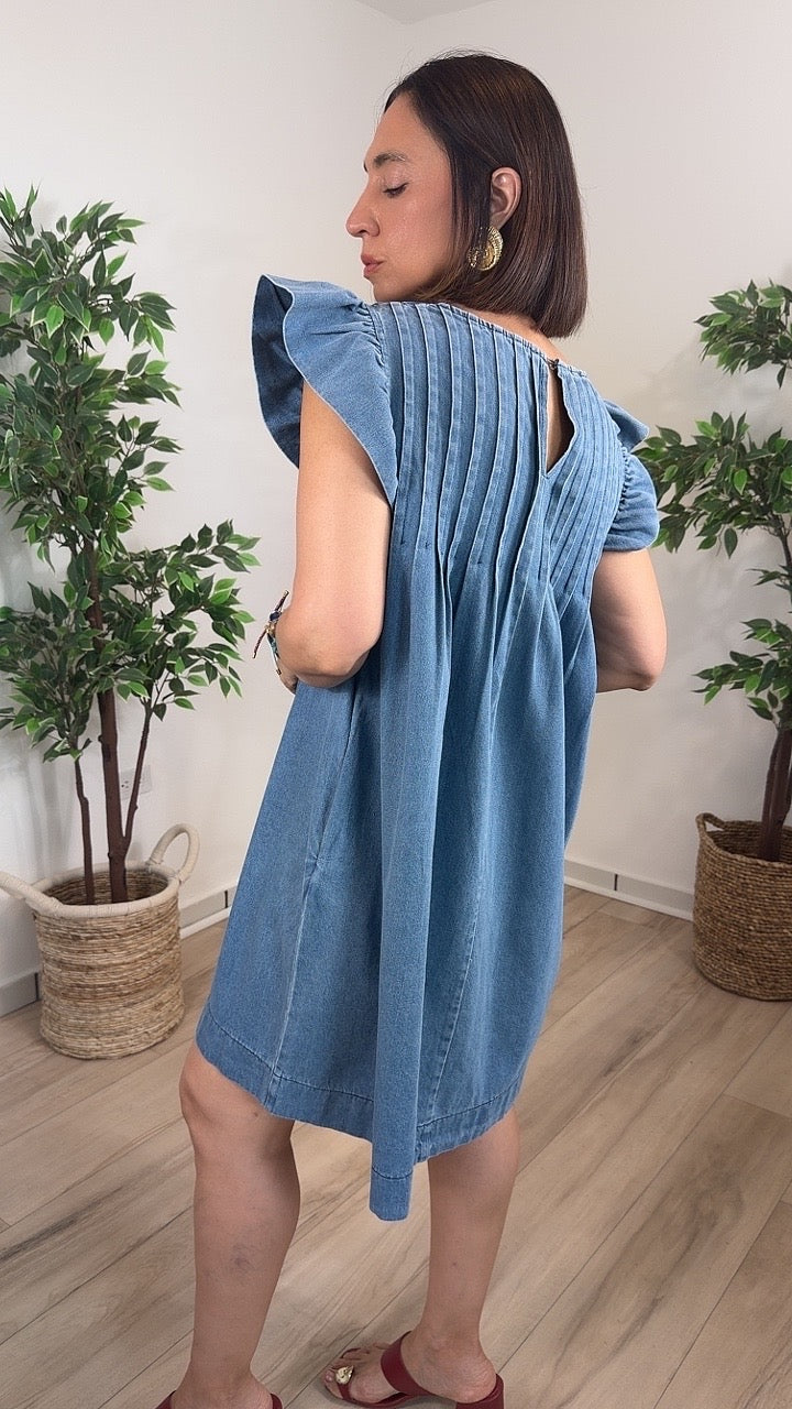 Arco Denim Mini Dress