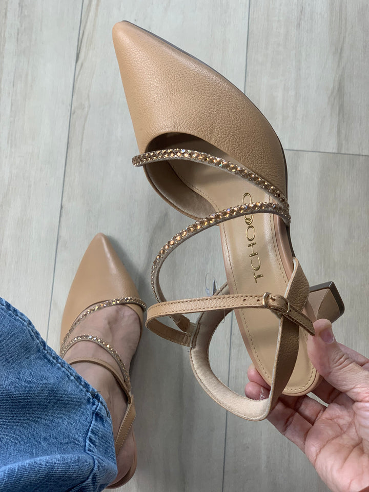 Tchocco Antique Rhinestones Classic Heels