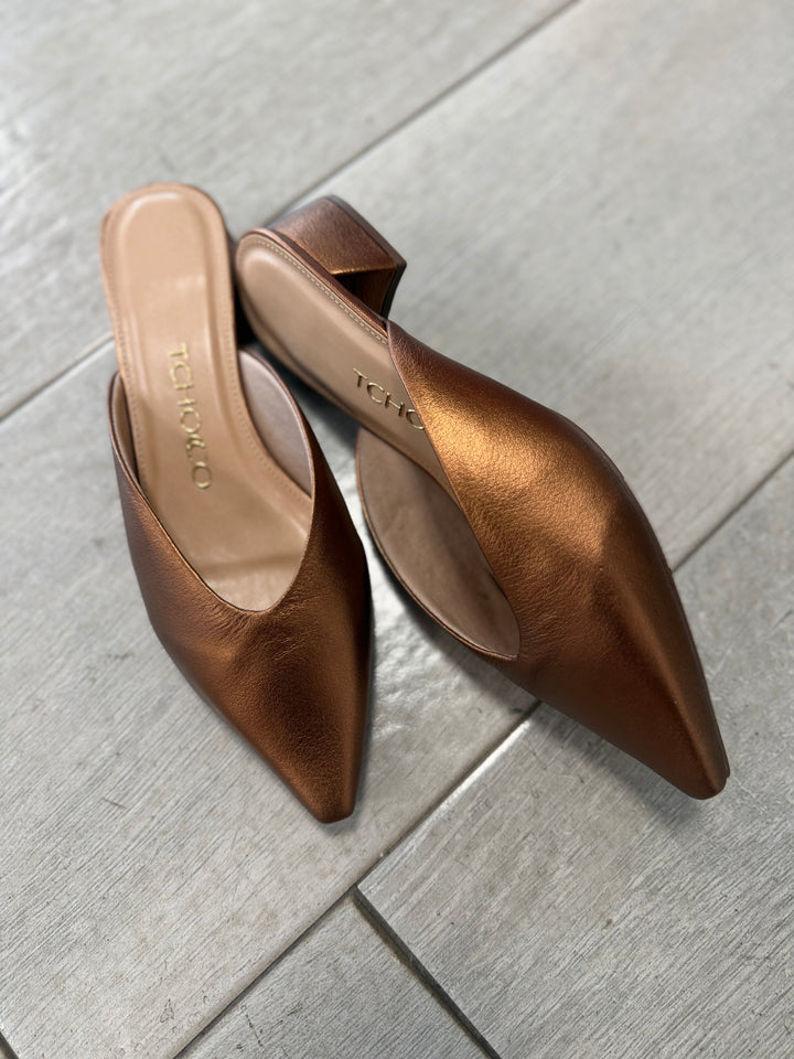 Tchocco Bronze Mules