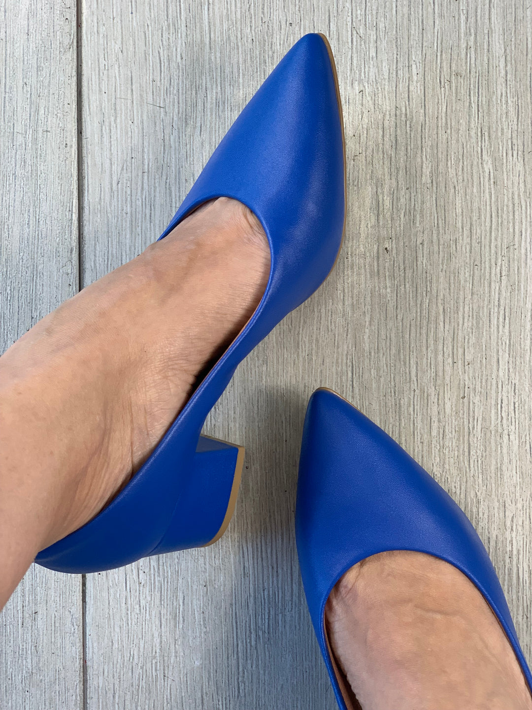 Vizzano Cobalt Square Heels