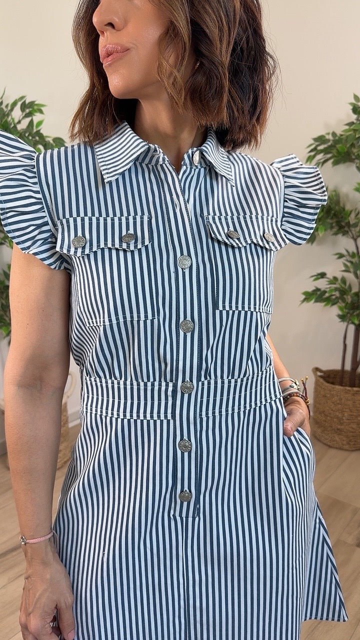 Laurel Denim Mini Dress