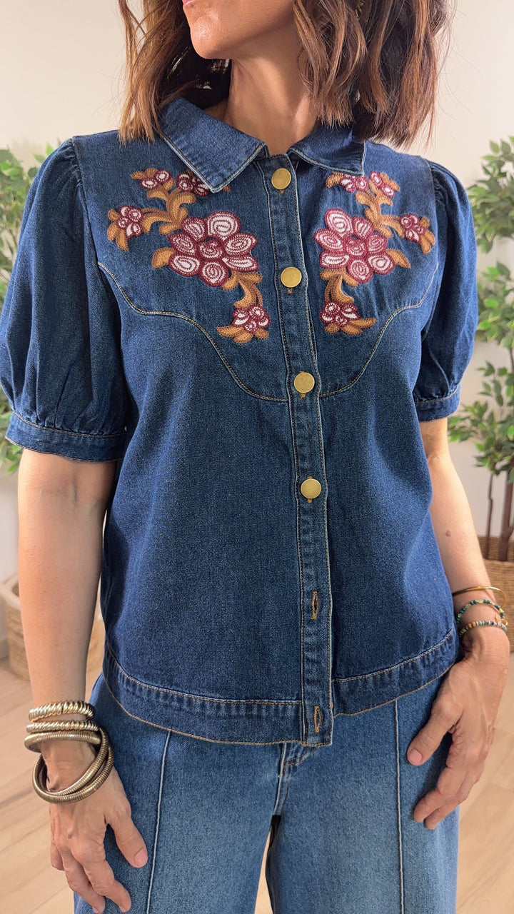 Cumbre Denim Top