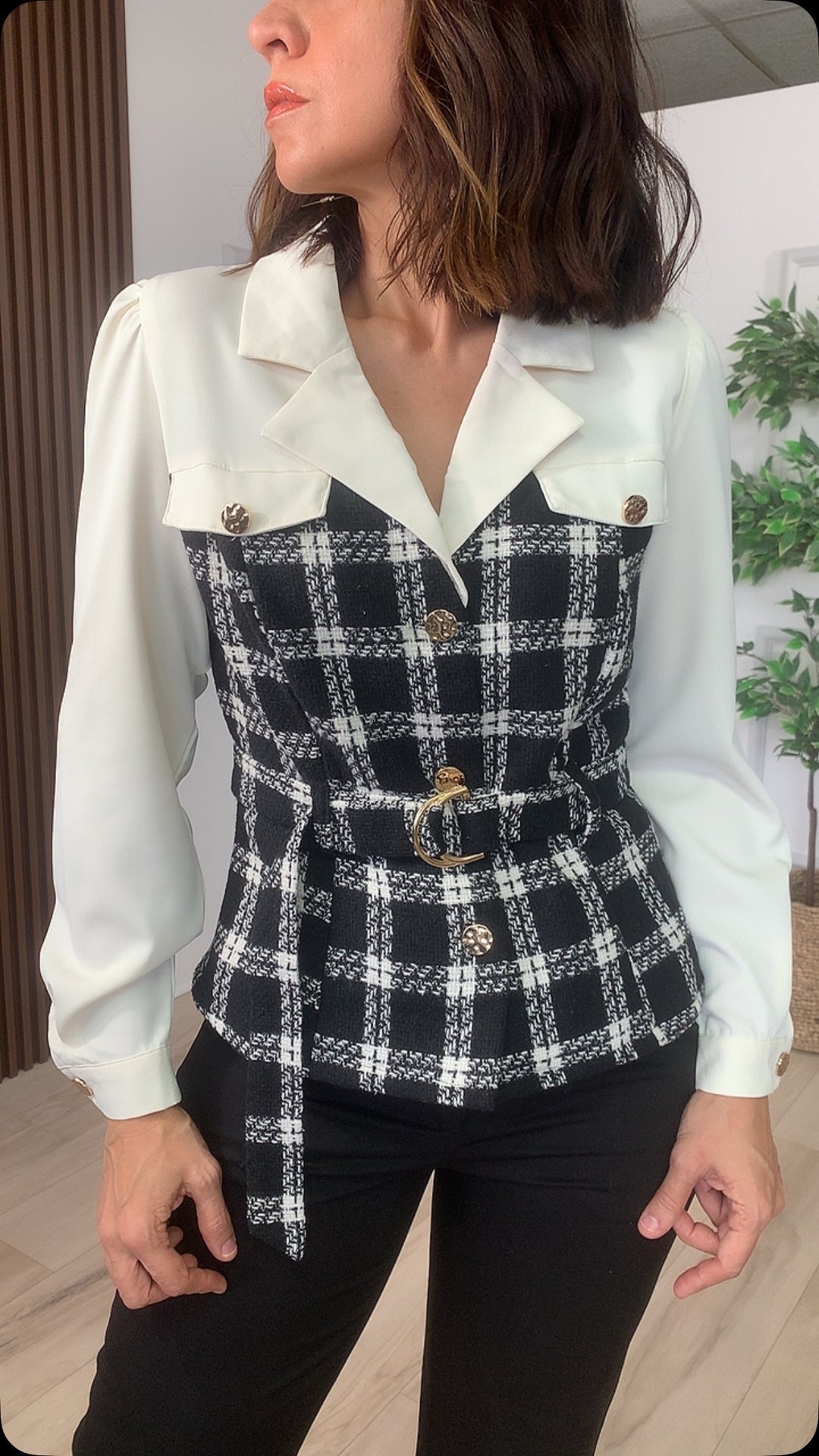 Tenaz Black Contrast Top