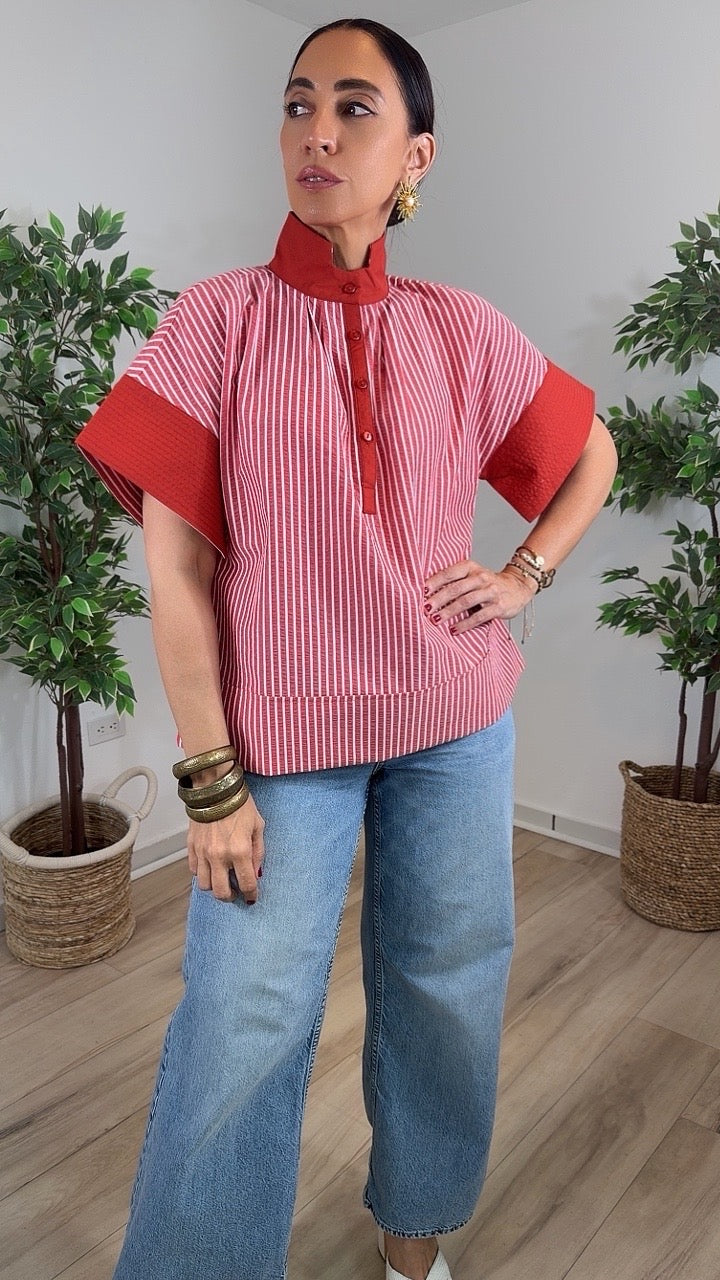 Samaria Rust Top
