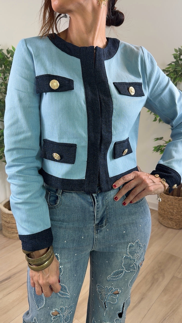 Antioquía Light Denim Top