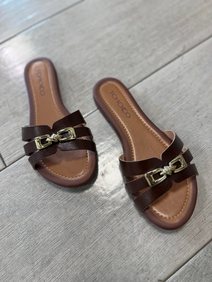Tchocco Café Sandals