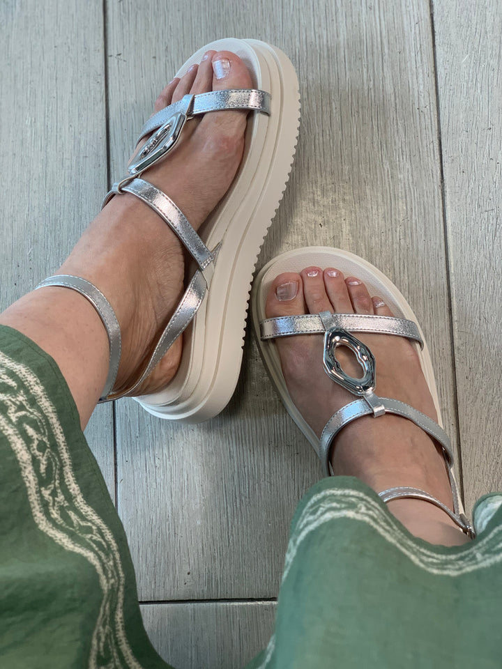 Vizzano Silver Chunky Sandals