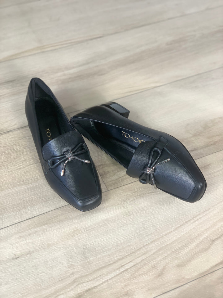 Tchocco Black Bow Flats