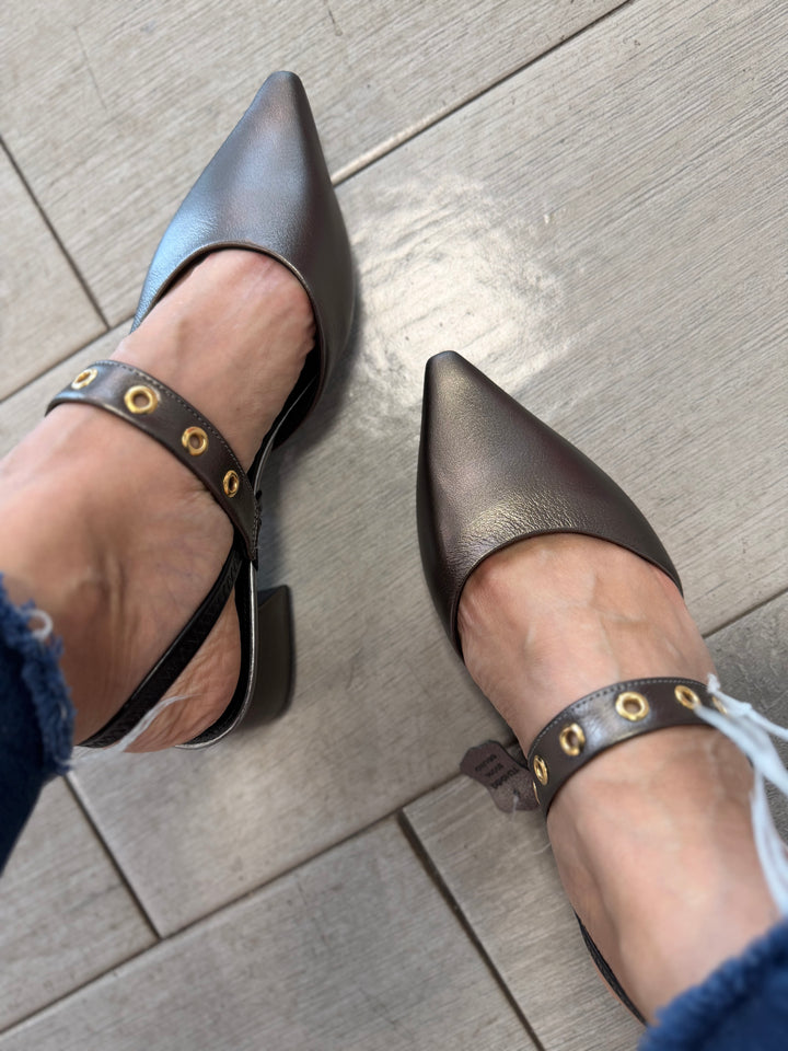 Tchocco Onix Slingback Flats