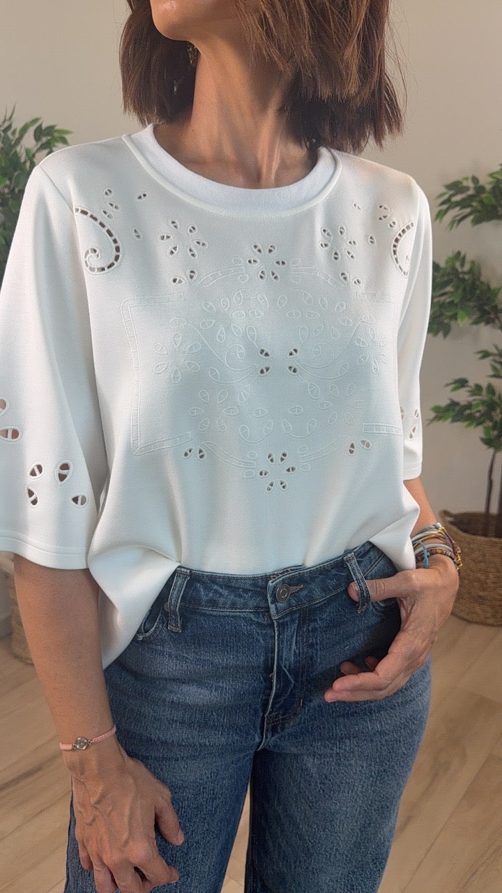 Notable Off White Top