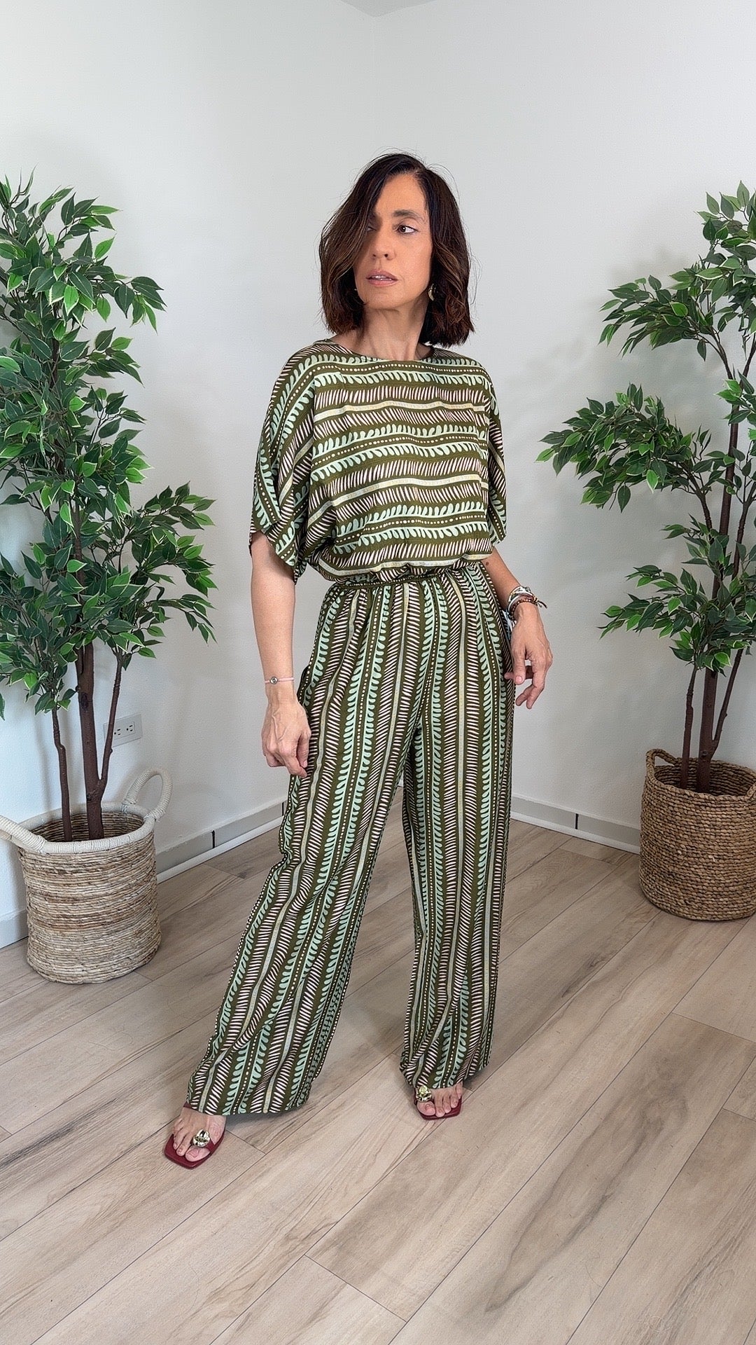 Fuerza Olive Jumpsuit