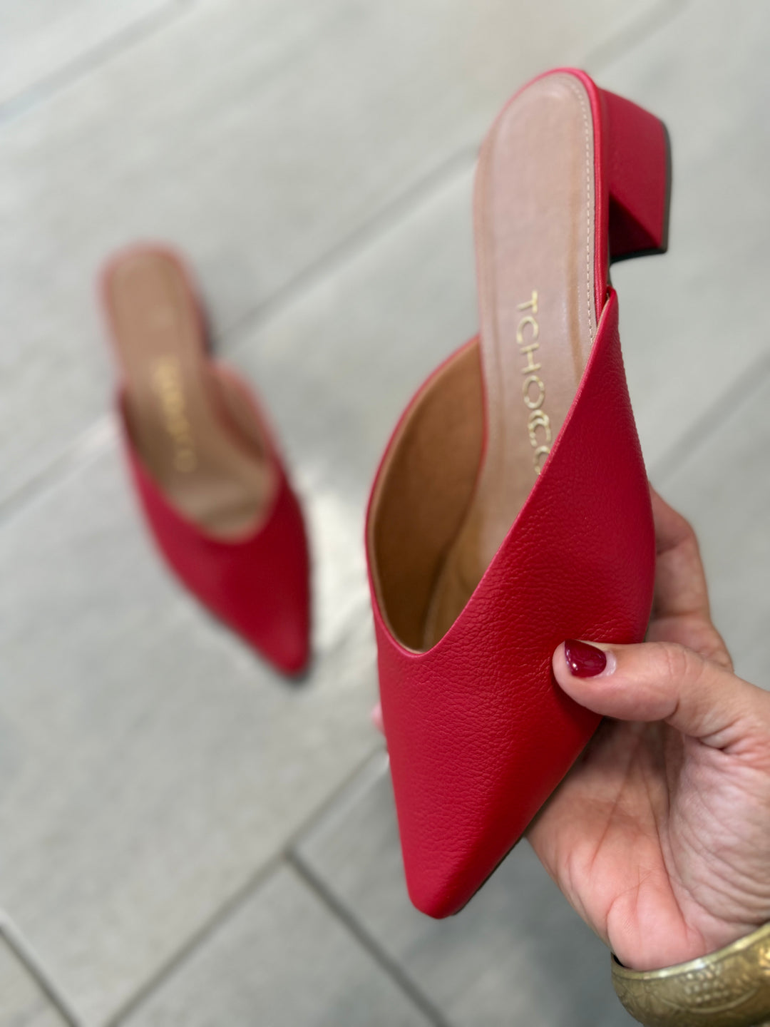 Tchocco Red Mules