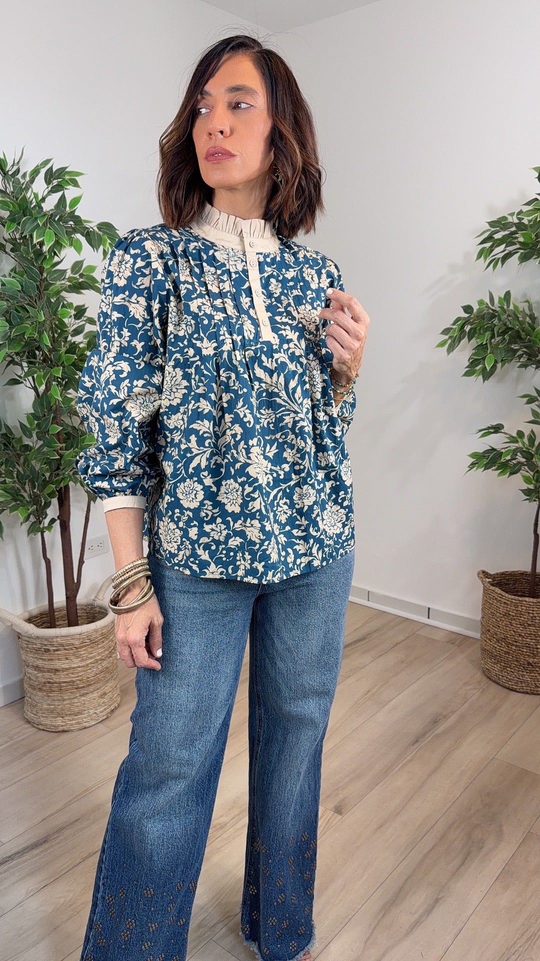 Vaho Teal Top