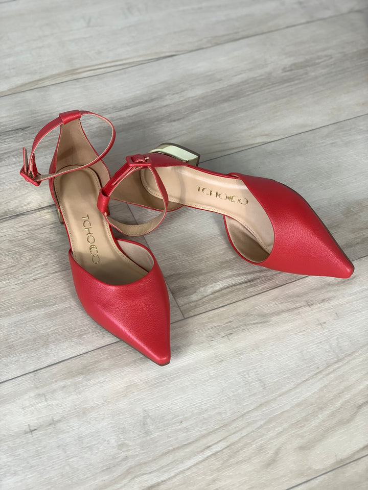 Tchocco Red Mary Janes
