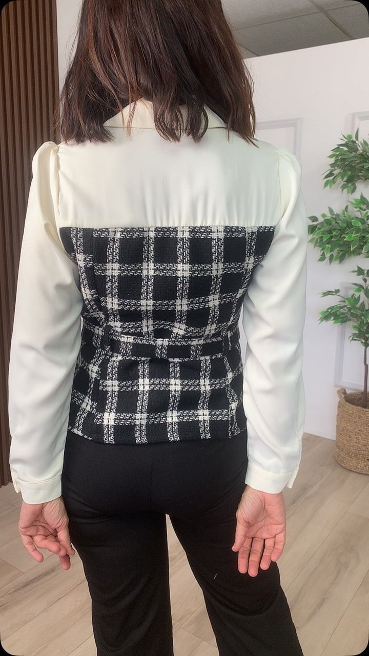 Tenaz Black Contrast Top