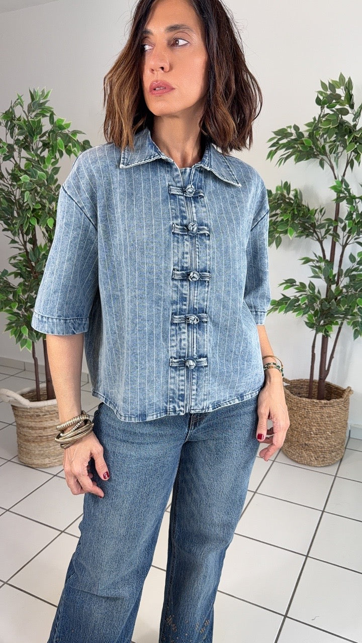Grandeur Denim Top